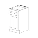 Shaker Base Cabinet Single Door 1 Door 1 Drawer