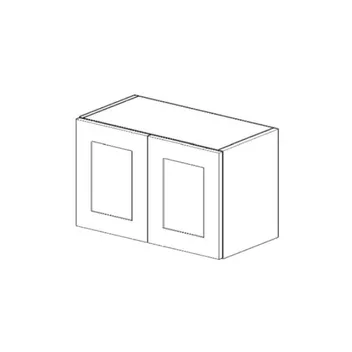 Shaker Wall Cabinet Double Door No Shelf