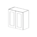 Shaker Wall Cabinet Double Door One Shelf