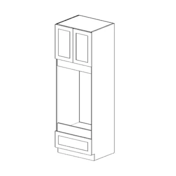Shaker Oven Pantry (White, H84)