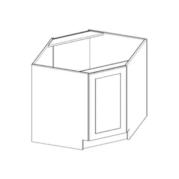 Shaker Corner Base Cabinet (White)