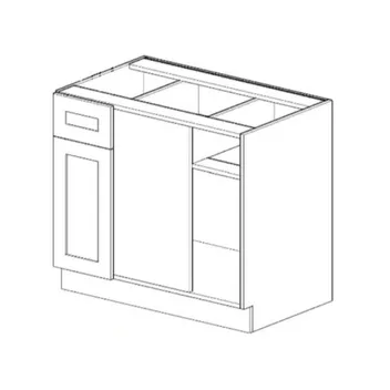 Shaker Blind Corner Base Cabinet 1 Door 1 Drawer