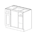 Shaker Blind Corner Base Cabinet 1 Door 1 Drawer