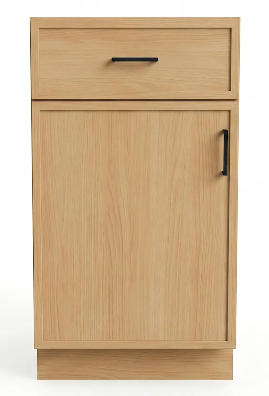 Slim Shaker Base Cabinet Single Door 1 Door 1 Drawer