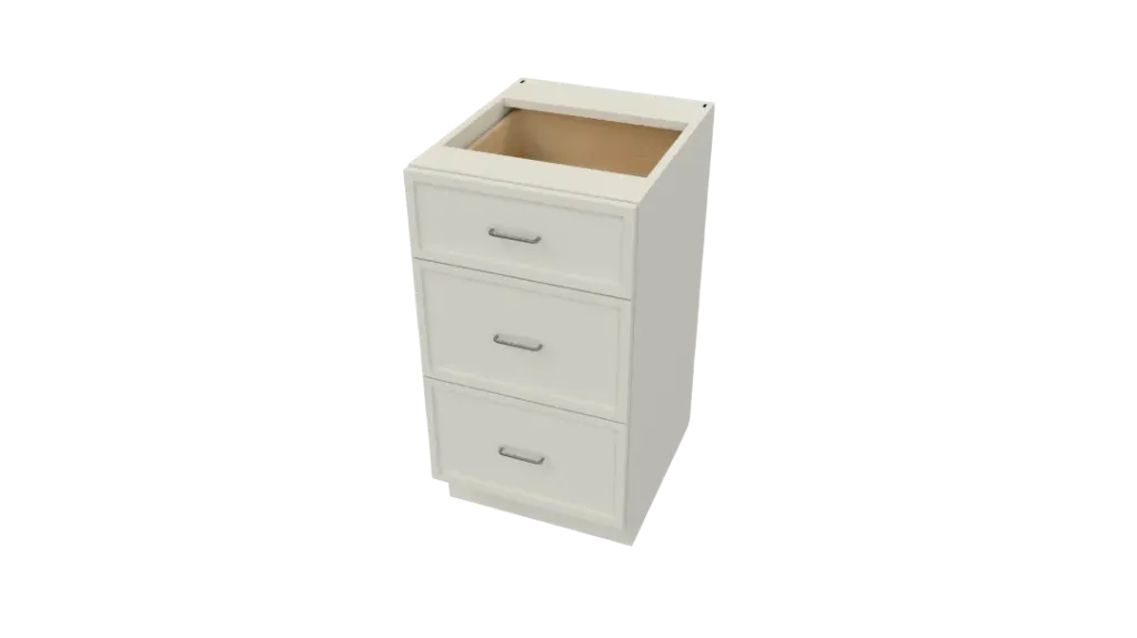 Slim Shaker Drawer Base 3 Drawer