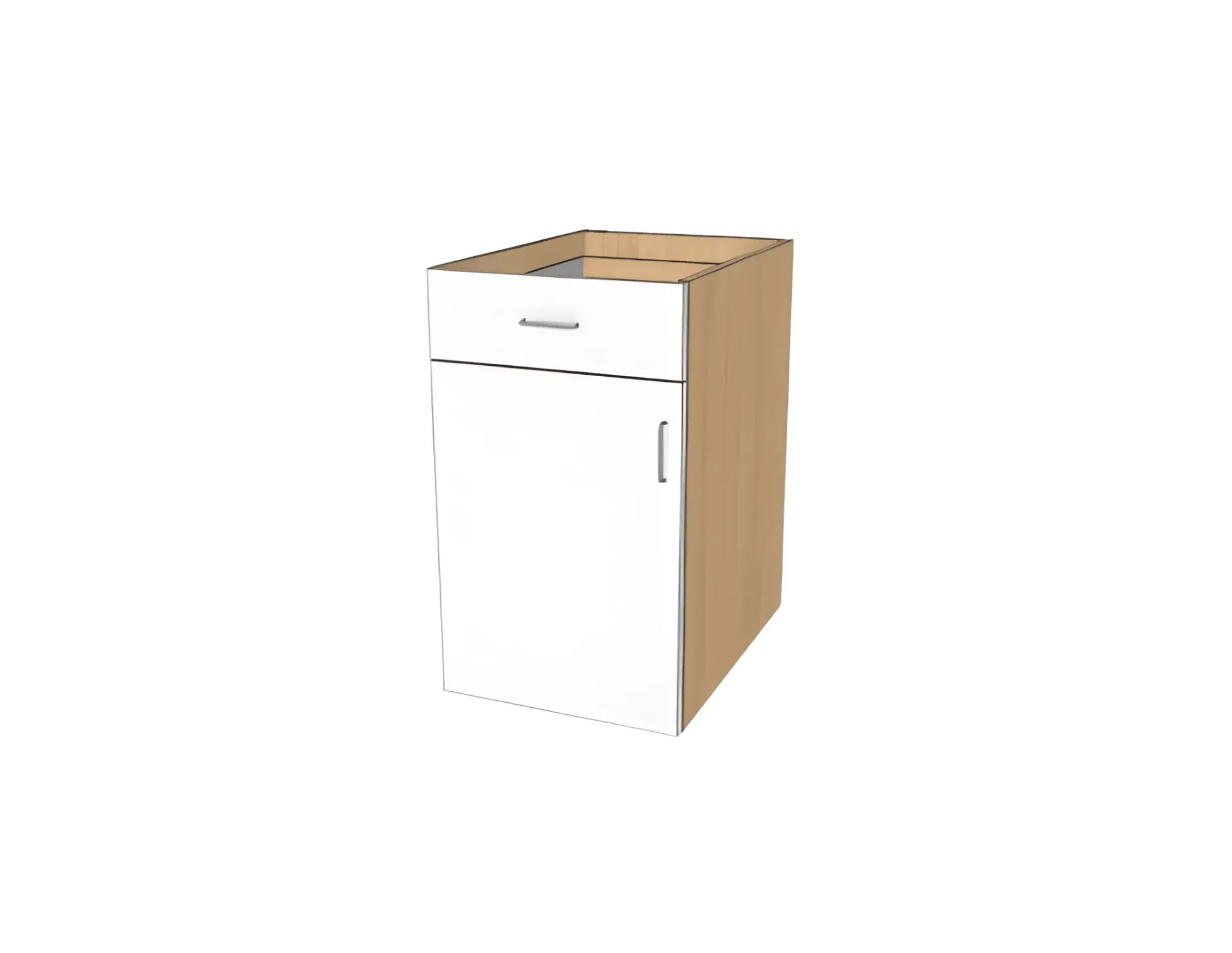 Base Cabinet Single Door 1 Door 1 Drawer