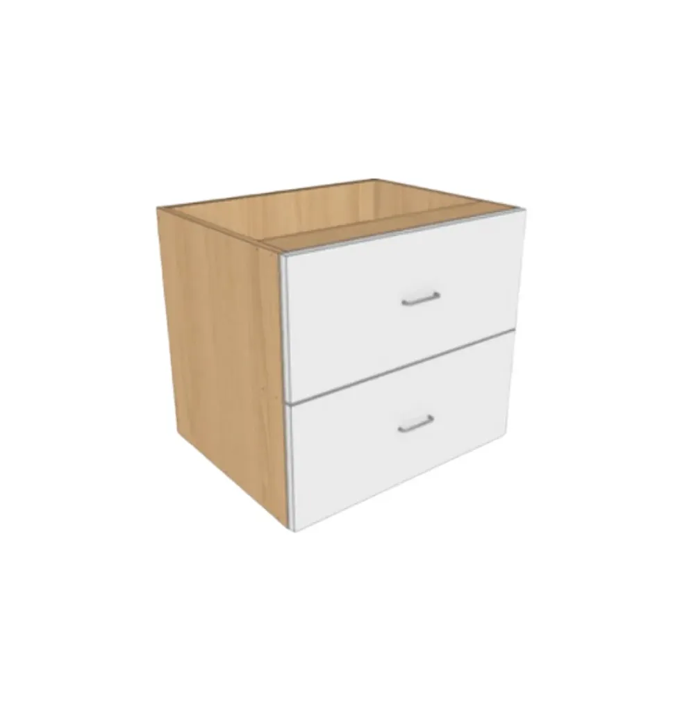 Drawer Base Floating Vanity (White Gloss, W12)