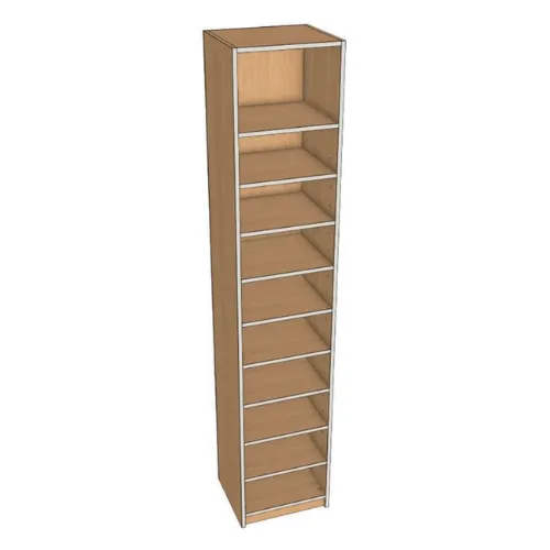 Closet Shoe Rack 10 Shelves (W18 1/2, D12)