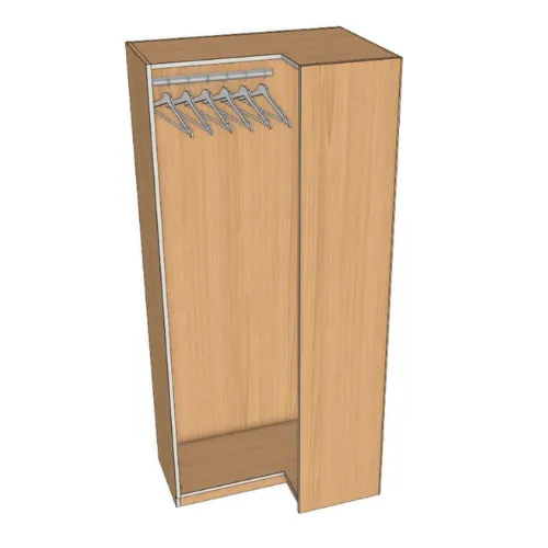 Closet Corner Left Tall Dress (W36, D12)