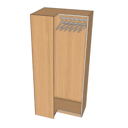 Closet Corner Right Tall Dress (W36, D12)