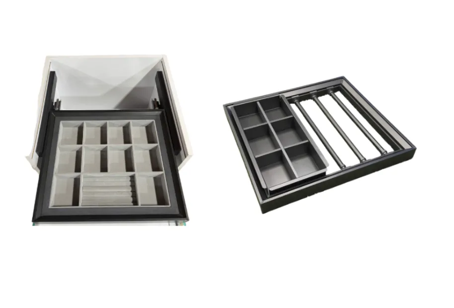 Jewelry Classified Box with Trousers Rack 24”(Soft Close)